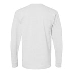 M&O Unisex Gold Soft Touch Long Sleeve T-Shirt - Ash - Back