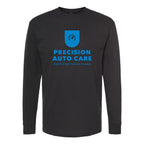M&O Unisex Gold Soft Touch Long Sleeve T-Shirt - Black - Front