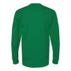 M&O Unisex Gold Soft Touch Long Sleeve T-Shirt - Fine Kelly Green - Back