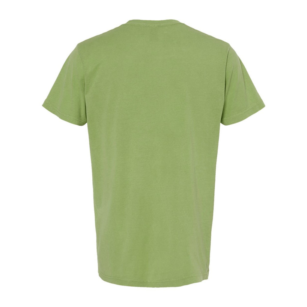 M&O Unisex Vintage Garment-Dyed T-Shirt - Aloe - Back