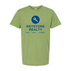 M&O Unisex Vintage Garment-Dyed T-Shirt - Aloe - Front