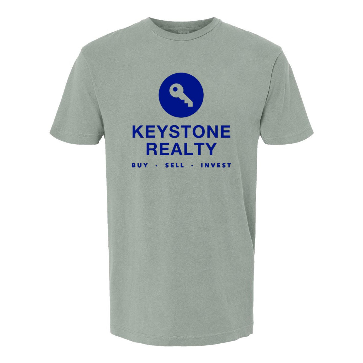 M&O Unisex Vintage Garment-Dyed T-Shirt - Bay - Front
