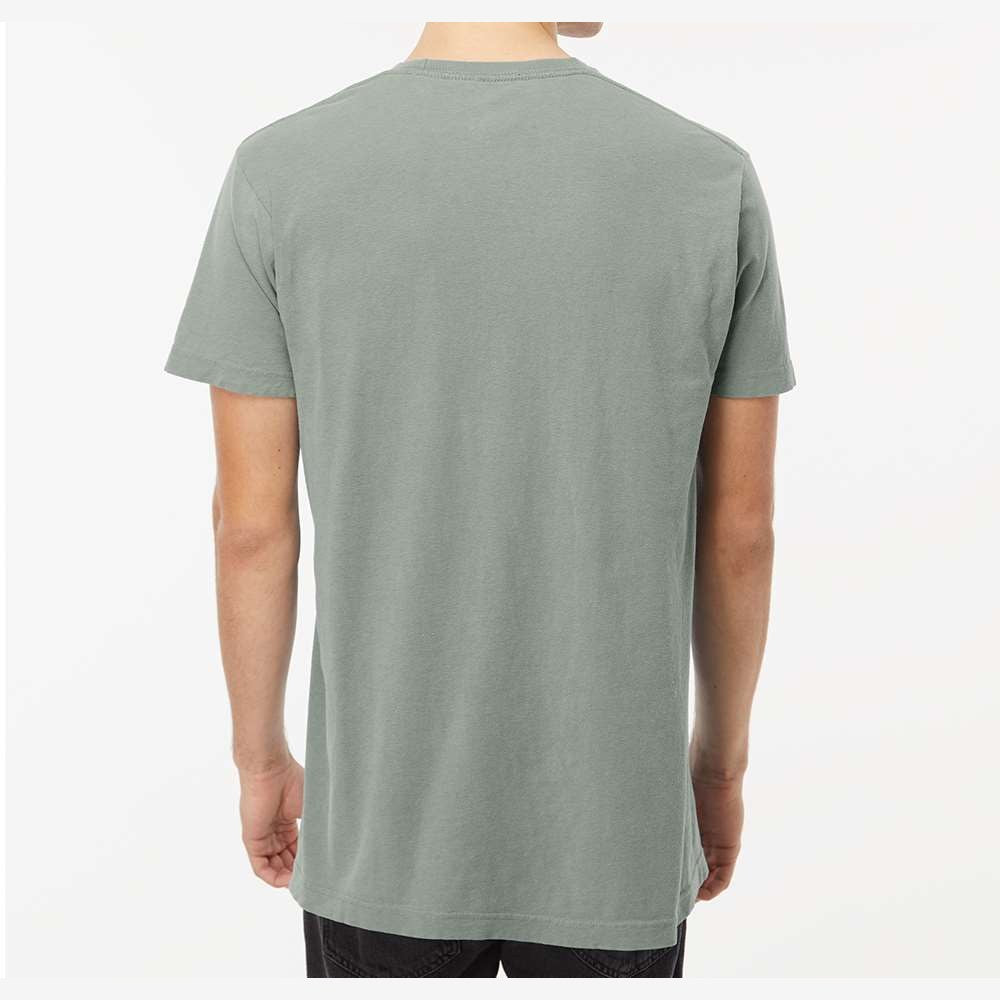 M&O Unisex Vintage Garment-Dyed T-Shirt - Bay - On Model Back