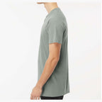 M&O Unisex Vintage Garment-Dyed T-Shirt - Bay - On Model Side