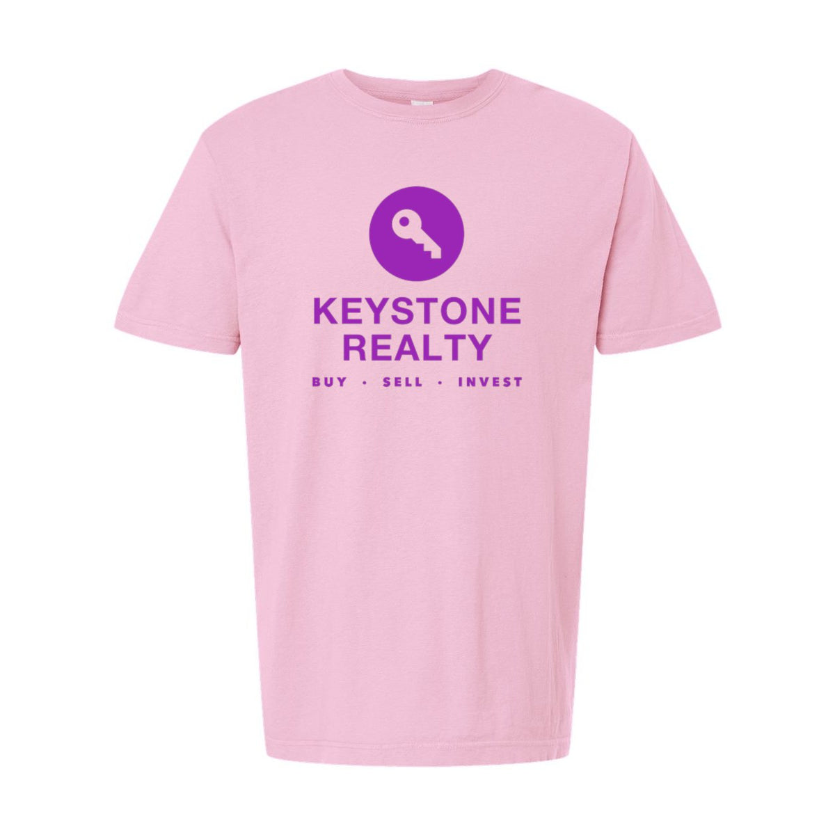 M&O Unisex Vintage Garment-Dyed T-Shirt - Blossom - Front