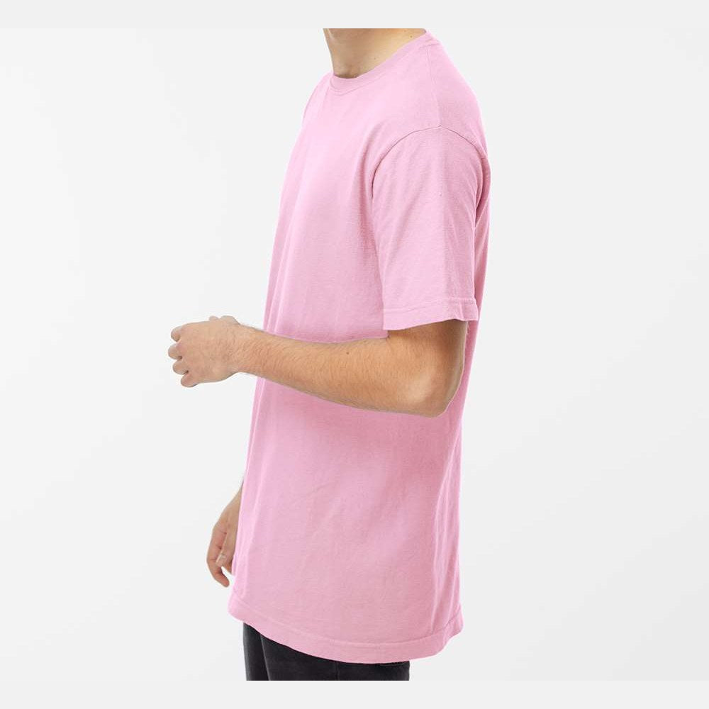 M&O Unisex Vintage Garment-Dyed T-Shirt - Blossom - On Model Side