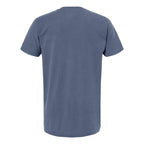 M&O Unisex Vintage Garment-Dyed T-Shirt - Blue Jean - Back