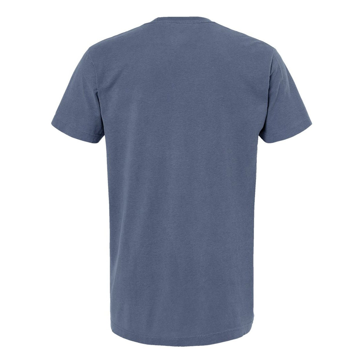 M&O Unisex Vintage Garment-Dyed T-Shirt - Blue Jean - Back