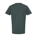 M&O Unisex Vintage Garment-Dyed T-Shirt - Blue Spruce - Back