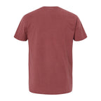 M&O Unisex Vintage Garment-Dyed T-Shirt - Brick - Back