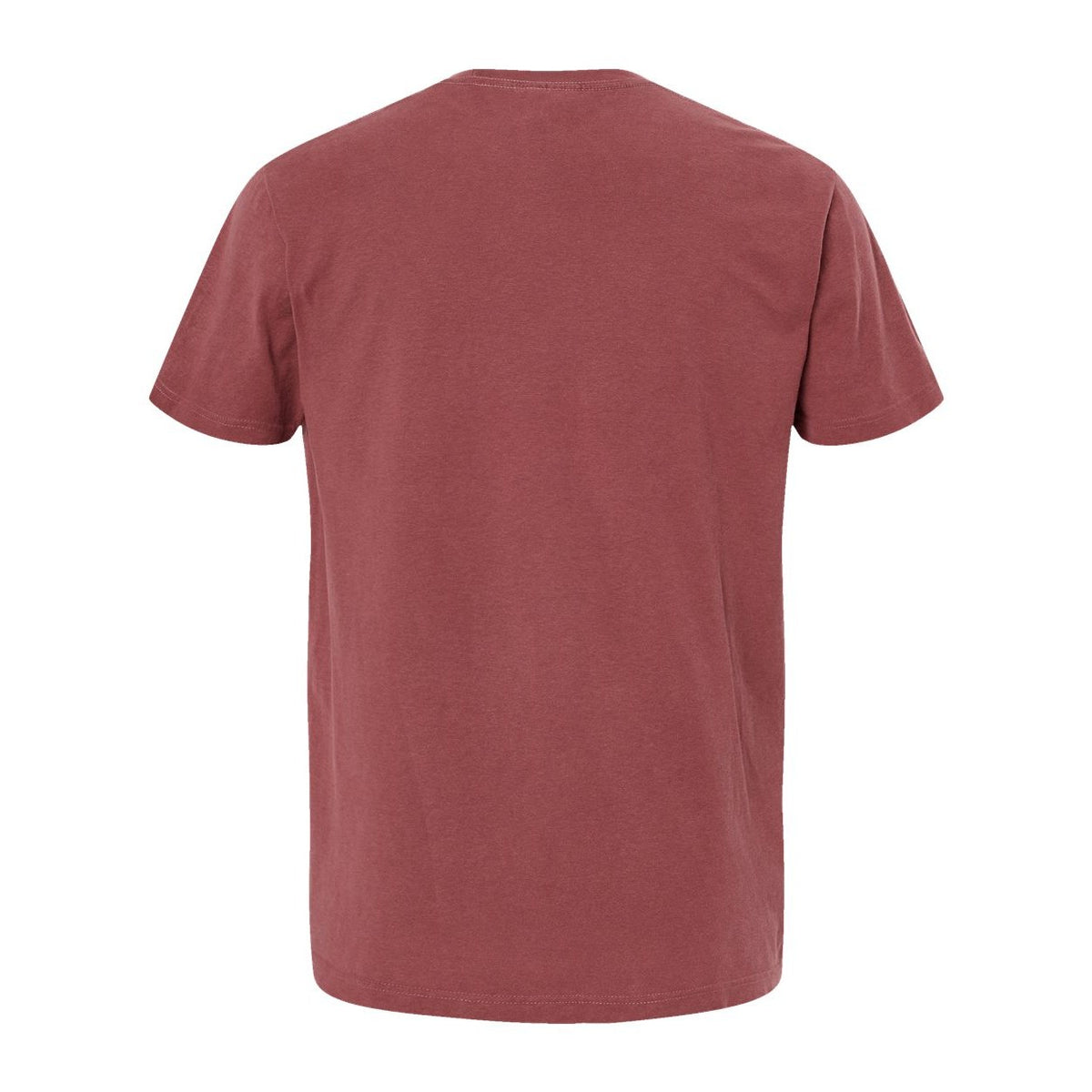 M&O Unisex Vintage Garment-Dyed T-Shirt - Brick - Back