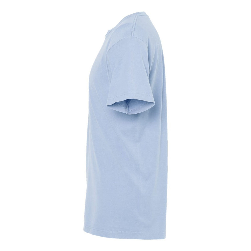 M&O Unisex Vintage Garment-Dyed T-Shirt - Chambray - Direct Side