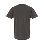 M&O Unisex Vintage Garment-Dyed T-Shirt - Charcoal - Back