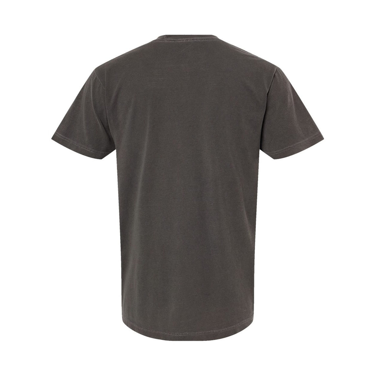 M&O Unisex Vintage Garment-Dyed T-Shirt - Charcoal - Back