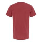 M&O Unisex Vintage Garment-Dyed T-Shirt - Crimson - Back