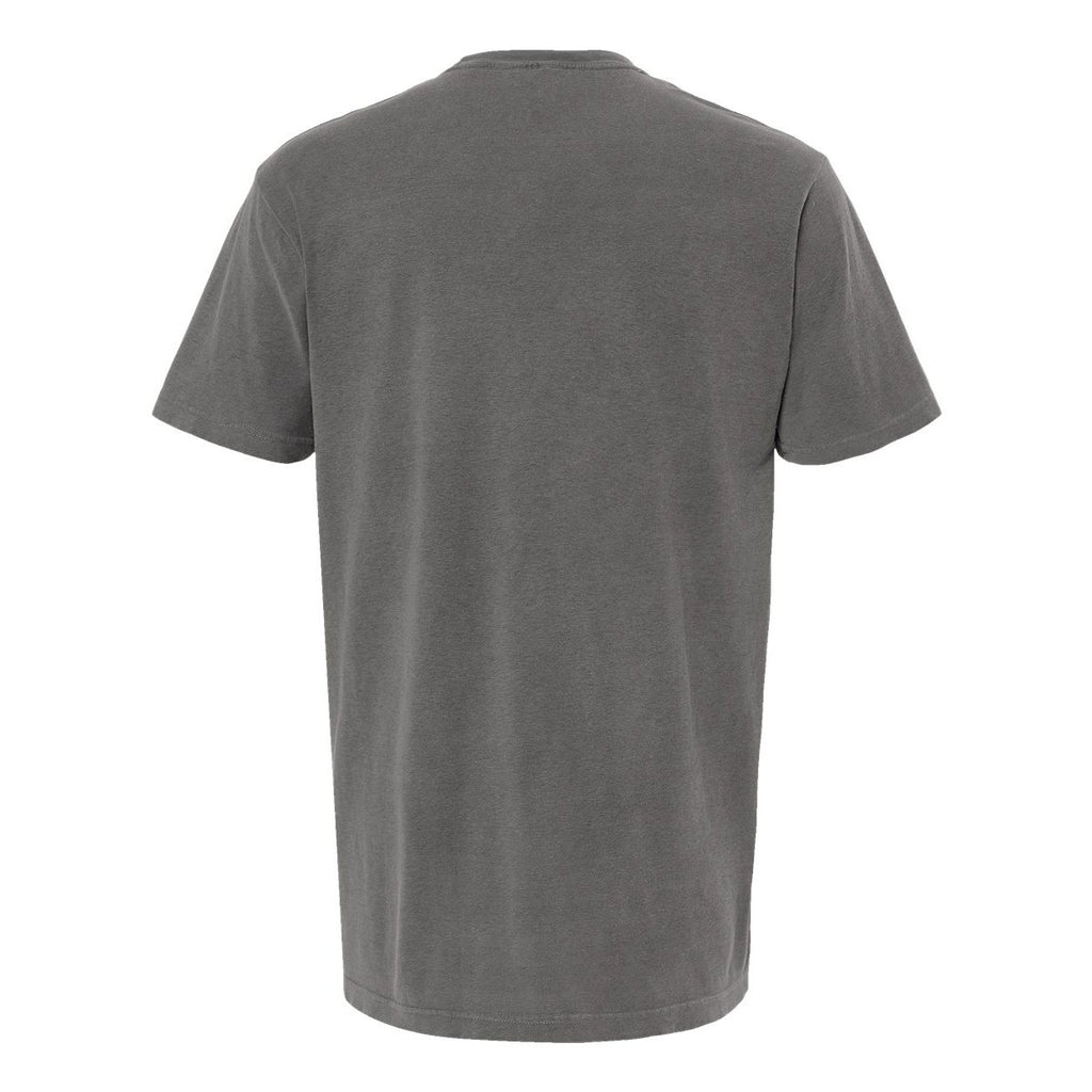 M&O Unisex Vintage Garment-Dyed T-Shirt - Grey - Back