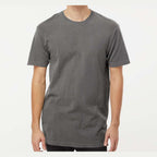 M&O Unisex Vintage Garment-Dyed T-Shirt - Grey - On Model Front