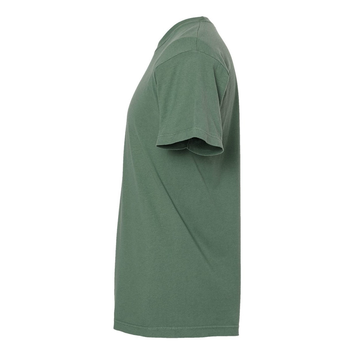M&O Unisex Vintage Garment-Dyed T-Shirt - Light Green - Direct Side