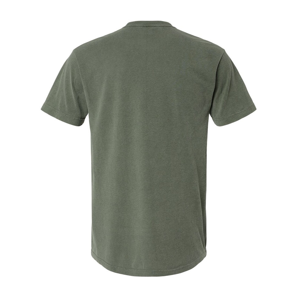 M&O Unisex Vintage Garment-Dyed T-Shirt - Monterey Sage - Back