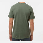 M&O Unisex Vintage Garment-Dyed T-Shirt - Monterey Sage - On Model Back