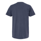 M&O Unisex Vintage Garment-Dyed T-Shirt - Navy - Back