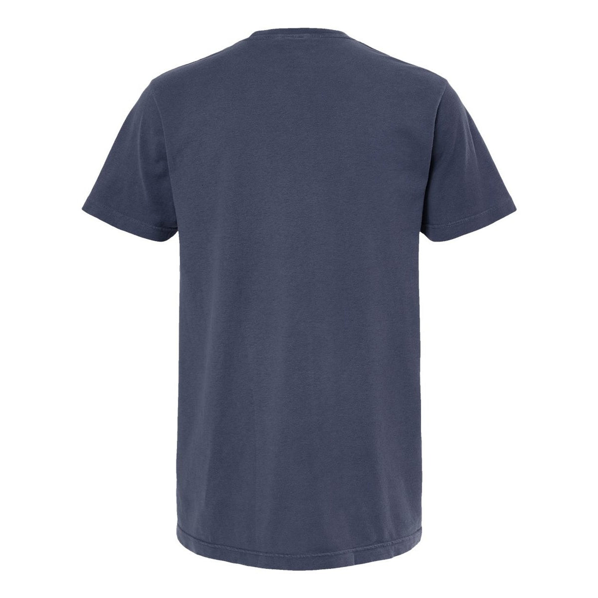 M&O Unisex Vintage Garment-Dyed T-Shirt - Navy - Back