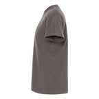 M&O Unisex Vintage Garment-Dyed T-Shirt - Pepper - Direct Side