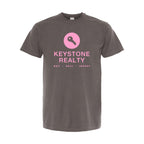 M&O Unisex Vintage Garment-Dyed T-Shirt - Pepper - Front