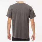 M&O Unisex Vintage Garment-Dyed T-Shirt - Pepper - On Model Back