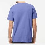 M&O Unisex Vintage Garment-Dyed T-Shirt - Periwinkle - On Model Back