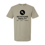 M&O Unisex Vintage Garment-Dyed T-Shirt - Sandstone - Front