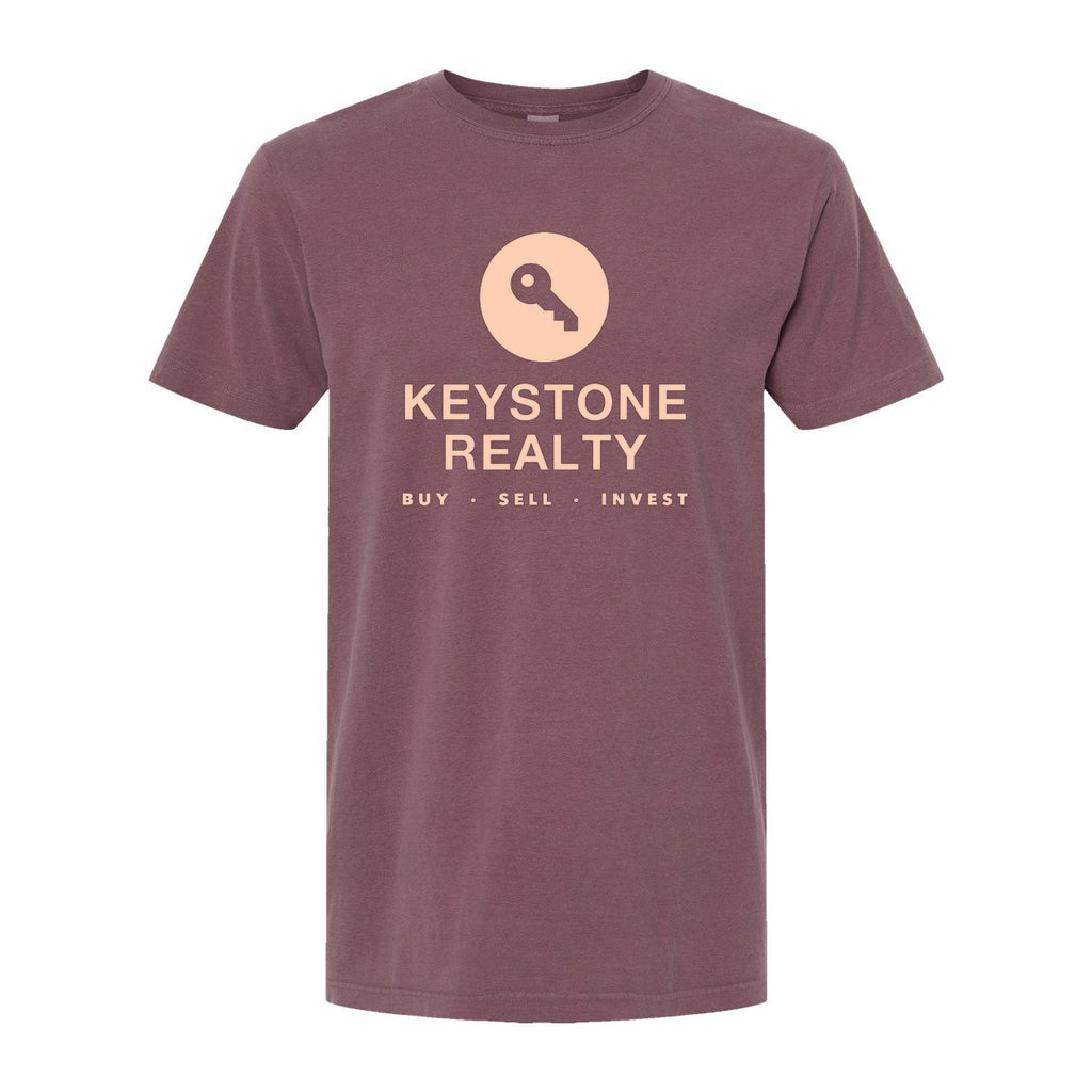 M&O Unisex Vintage Garment-Dyed T-Shirt - Vineyard - Front