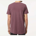 M&O Unisex Vintage Garment-Dyed T-Shirt - Vineyard - On Model Back