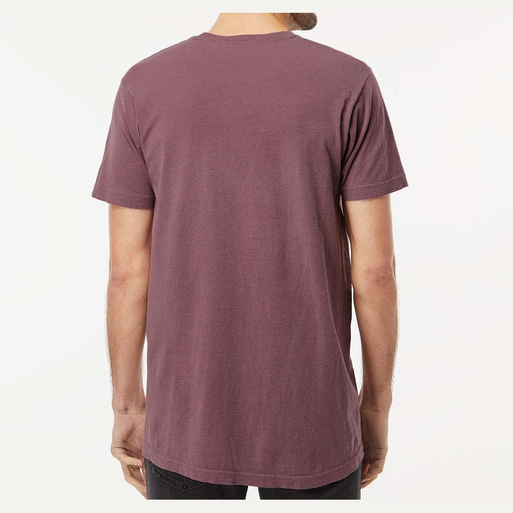M&O Unisex Vintage Garment-Dyed T-Shirt - Vineyard - On Model Back