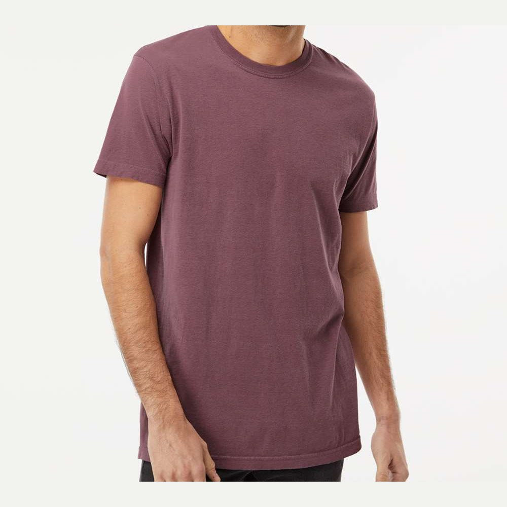 M&O Unisex Vintage Garment-Dyed T-Shirt - Vineyard - On Model Front
