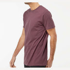 M&O Unisex Vintage Garment-Dyed T-Shirt - Vineyard - On Model Side