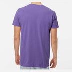 M&O Unisex Vintage Garment-Dyed T-Shirt - Violet - On Model Back