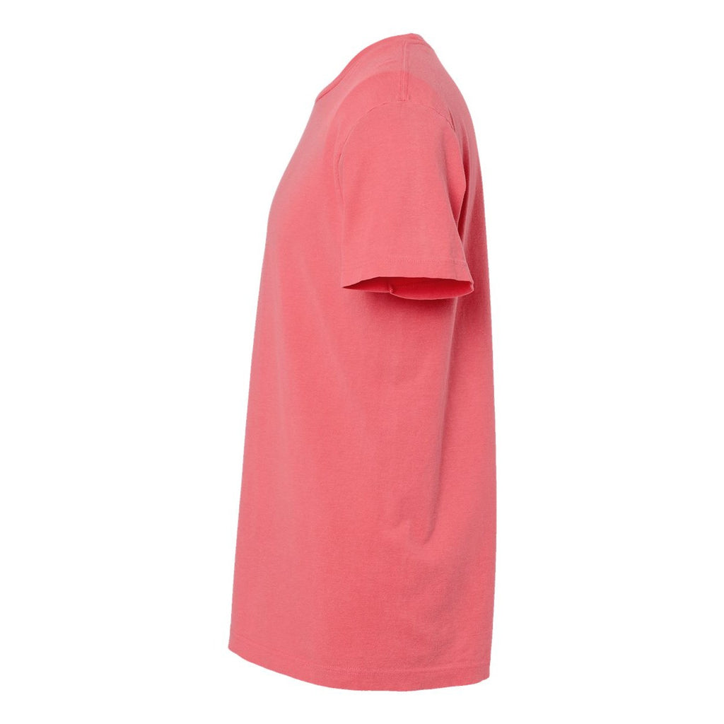 M&O Unisex Vintage Garment-Dyed T-Shirt - Watermelon - Direct Side