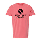 M&O Unisex Vintage Garment-Dyed T-Shirt - Watermelon - Front