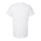 M&O Unisex Vintage Garment-Dyed T-Shirt - White - Back
