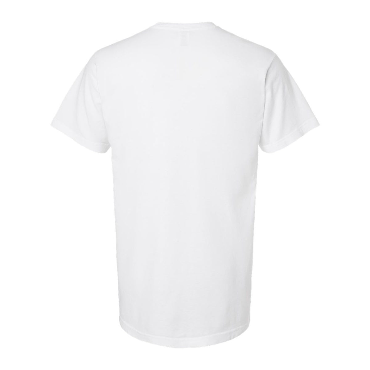 M&O Unisex Vintage Garment-Dyed T-Shirt - White - Back