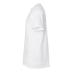 M&O Unisex Vintage Garment-Dyed T-Shirt - White - Direct Side
