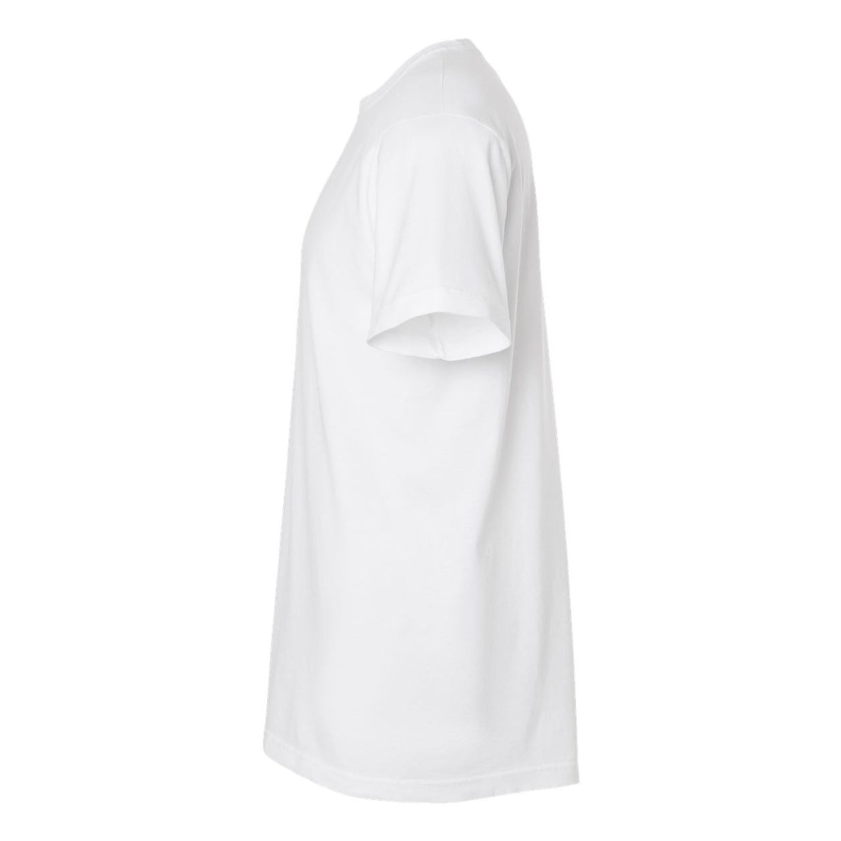 M&O Unisex Vintage Garment-Dyed T-Shirt - White - Direct Side