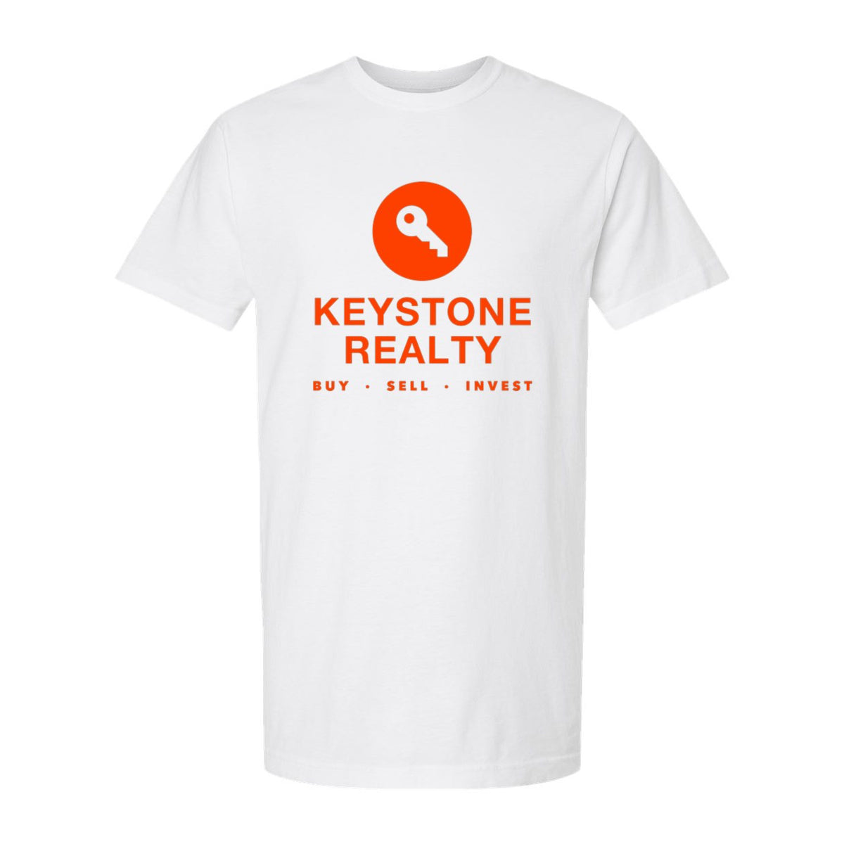 M&O Unisex Vintage Garment-Dyed T-Shirt - White - Front