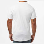 M&O Unisex Vintage Garment-Dyed T-Shirt - White - On Model Back