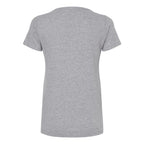 M&O Women's Gold Soft Touch T-Shirt - Athletic Grey - Back