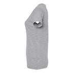 M&O Women's Gold Soft Touch T-Shirt - Athletic Grey - Direct Side