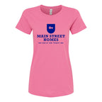 M&O Women's Gold Soft Touch T-Shirt - Azalea - Front