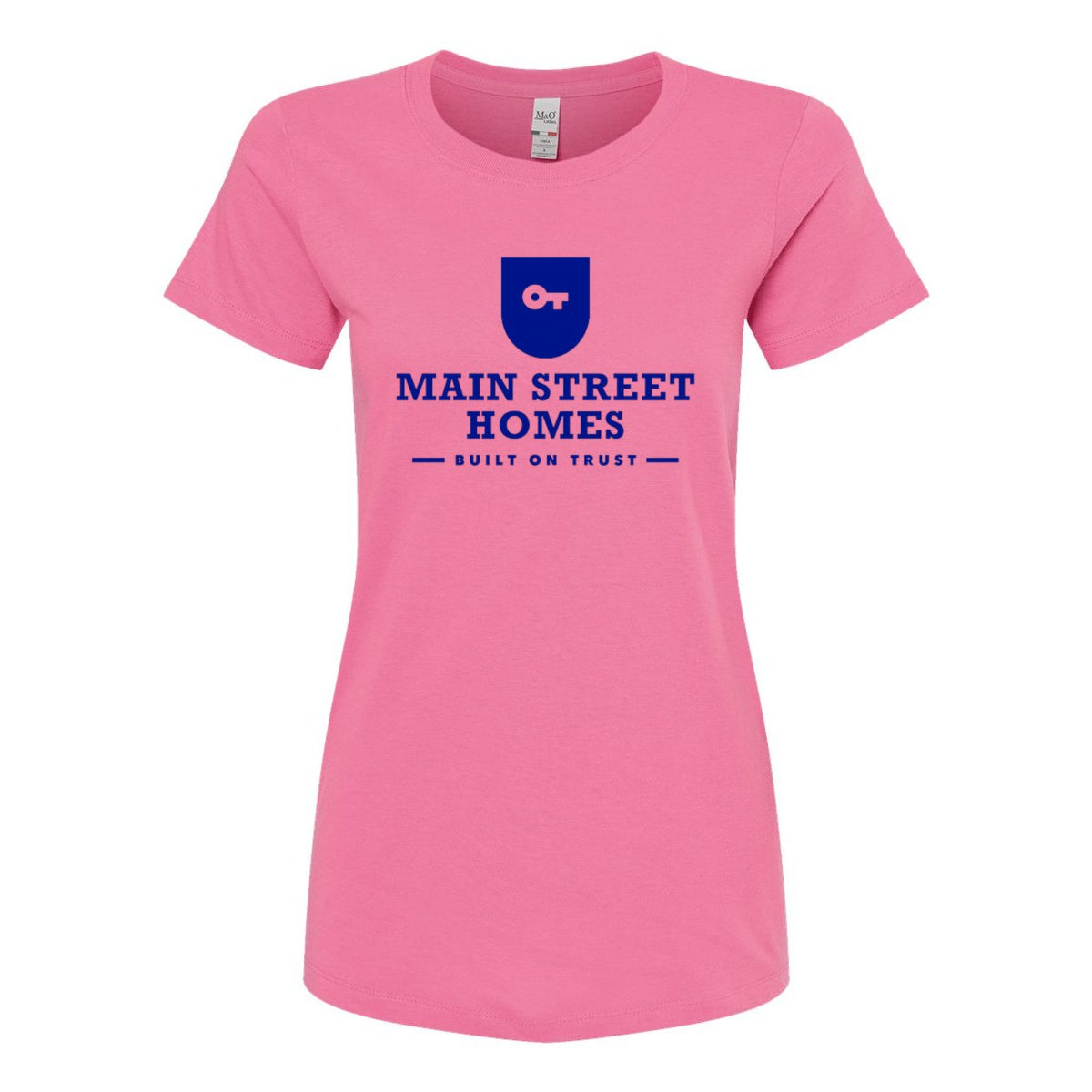M&O Women's Gold Soft Touch T-Shirt - Azalea - Front