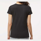 M&O Women's Gold Soft Touch T-Shirt - Black - On Model Back